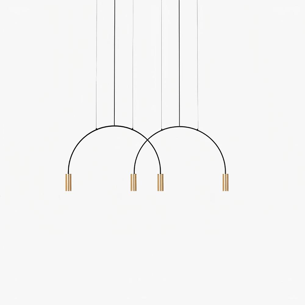 Valentina Stylish Minimalism Metal Pendant Light Living Room Dining Room