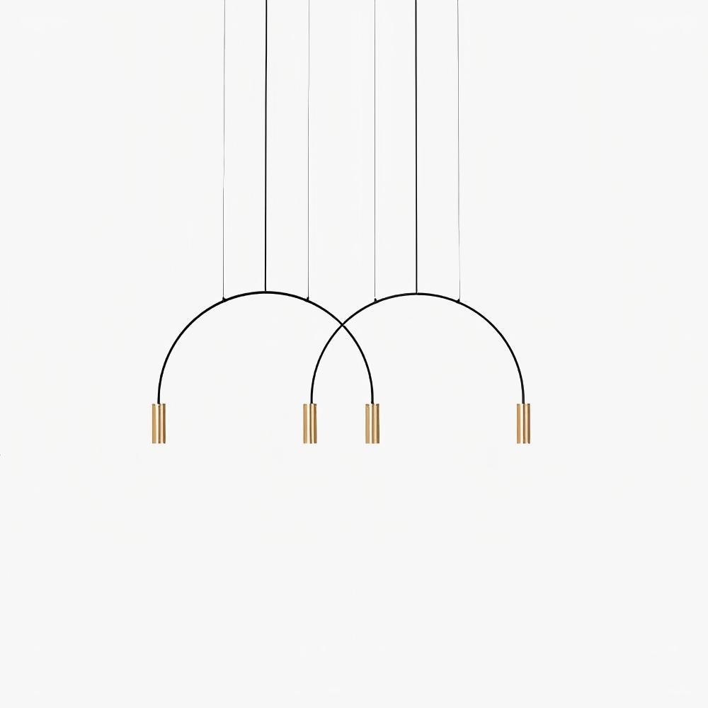Valentina Stylish Minimalism Metal Pendant Light Living Room Dining Room