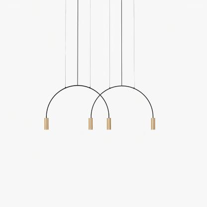 Valentina Stylish Minimalism Metal Pendant Light Living Room Dining Room