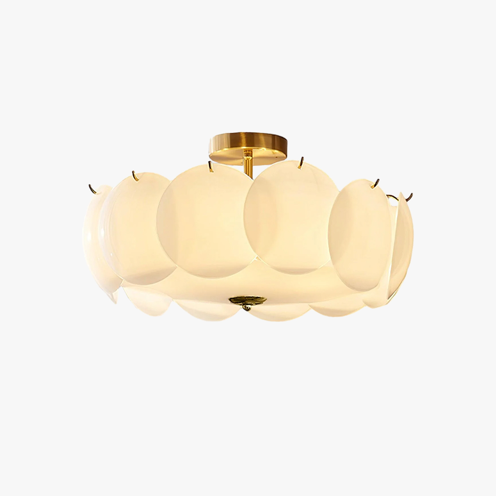 Marilyn Special Cottage Metal Glass Ceiling Light Living Room Bedroom