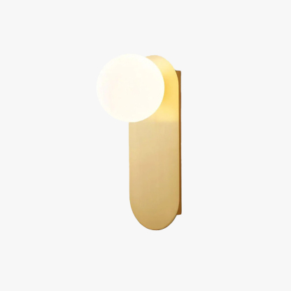 Edge Advanced Brass Glass Wall Lamp Living Room Bedroom