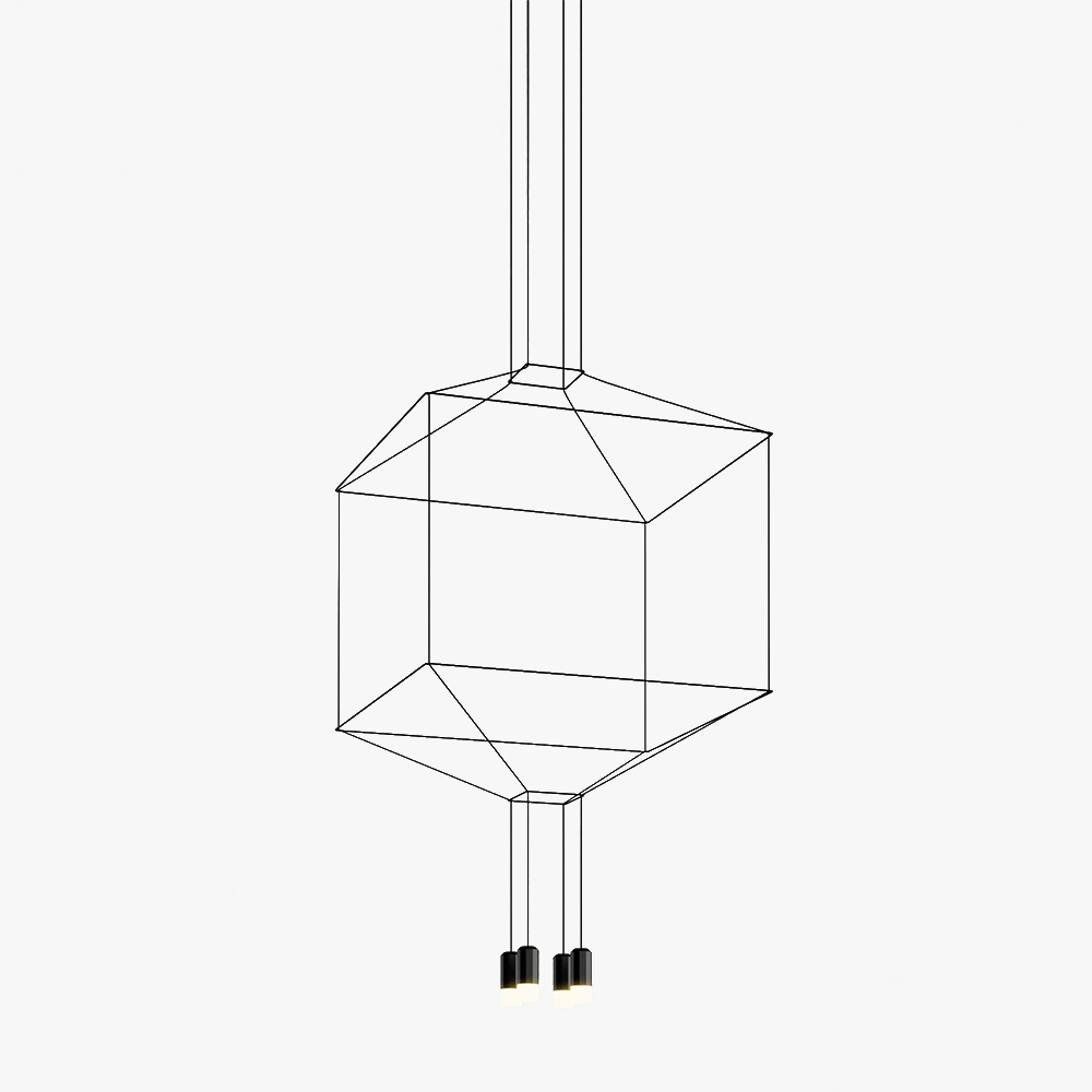 Orr Geometric Style Metal Acrylic Pendant Light Living Room Dining Room