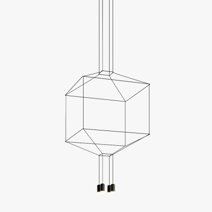 Orr Geometric Style Metal Acrylic Pendant Light Living Room Dining Room