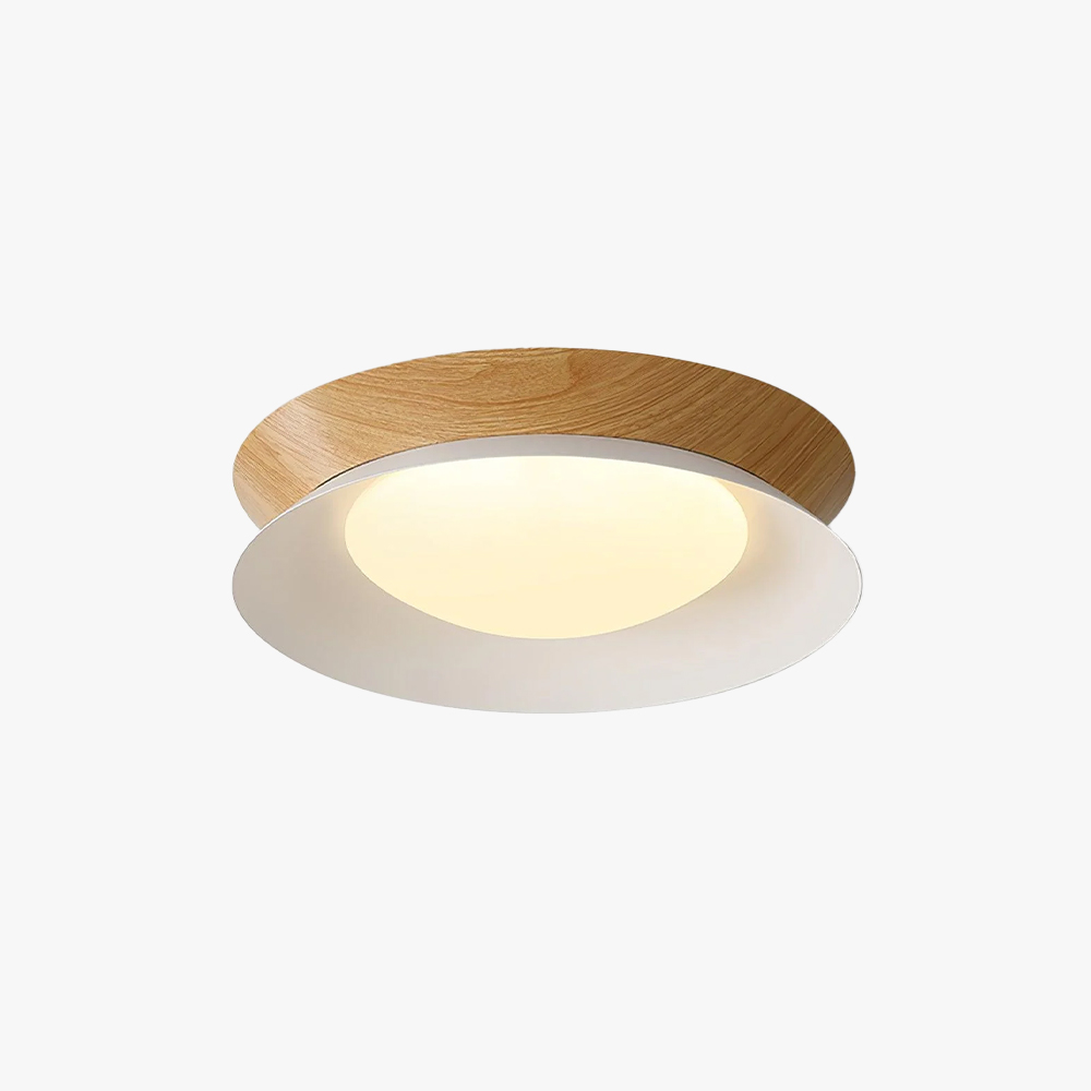 Muto Modern Round Metal Acrylic Ceiling Light Bedroom