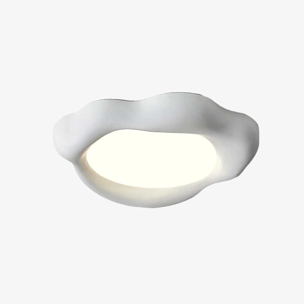 Quinn Timeless Round Resin Acrylic Ceiling Light Living Room Dining Room