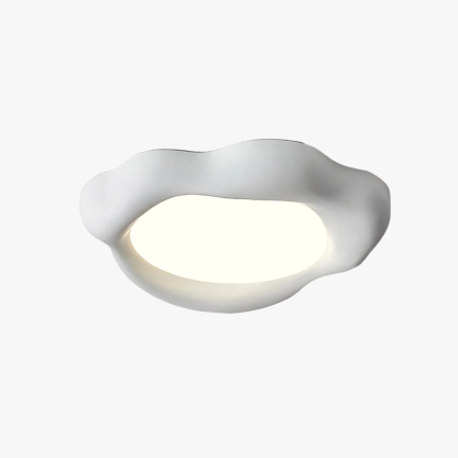 Quinn Timeless Round Resin Acrylic Ceiling Light Living Room Dining Room