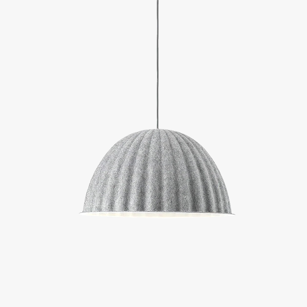 Hailie Cozy Bell Metal Felt Pendant Light Living Room Dining Room