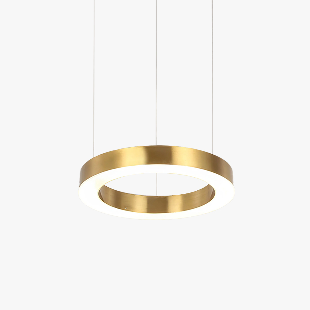 Arisha Ring Contemporary Pendant Light Dining Room Living Room