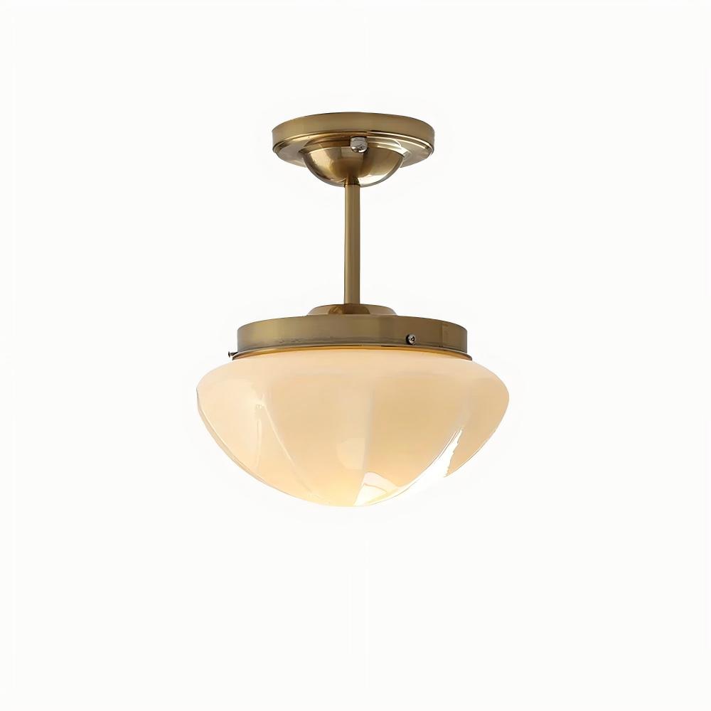 Alessio Mini Cottage Metal Glass Ceiling Light Living Room Dining Room