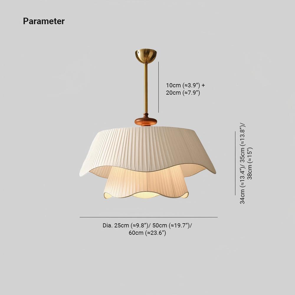 Ozawa Rustic Cottage Metal Glass Wood Pendant Light Living Room Bedroom