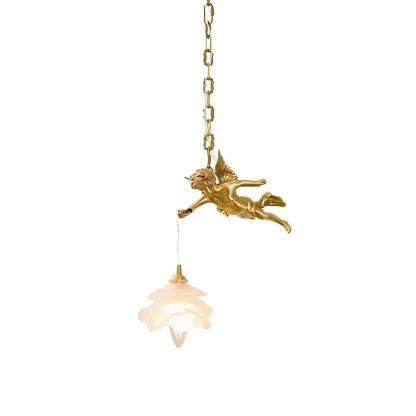 Carins Vintage Angel Brass Pendant Light Living Room Bedroom