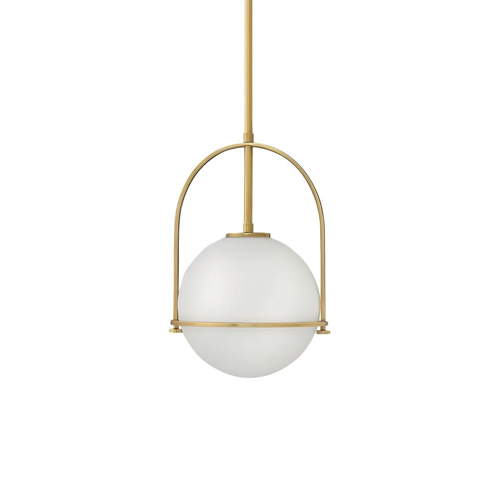 Alessio Vintage Ball Metal Brass Glass Pendant Light Living Room Dining Room
