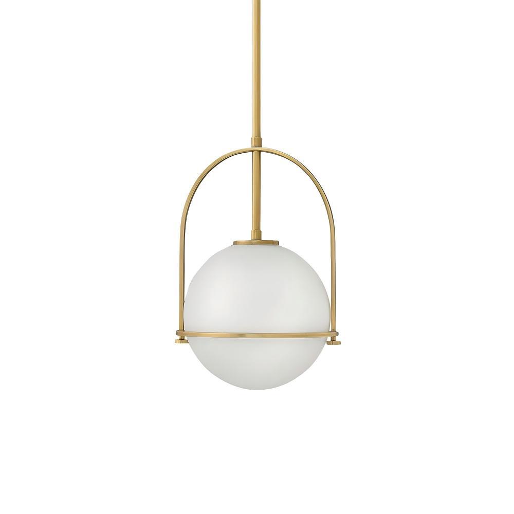 Alessio Vintage Ball Metal Brass Glass Pendant Light Living Room Dining Room
