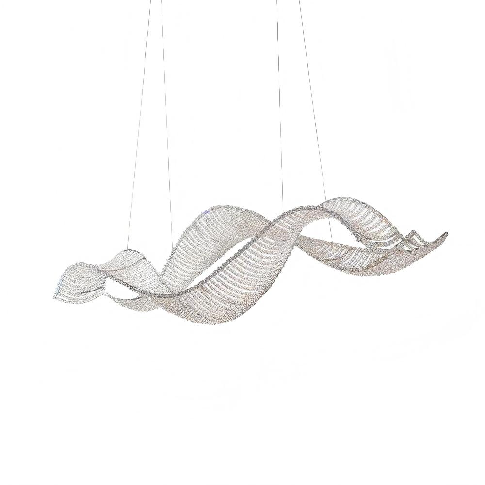 Marilyn Gorgeous Artistic Metal Crystal Chandelier Living Room Dining Room