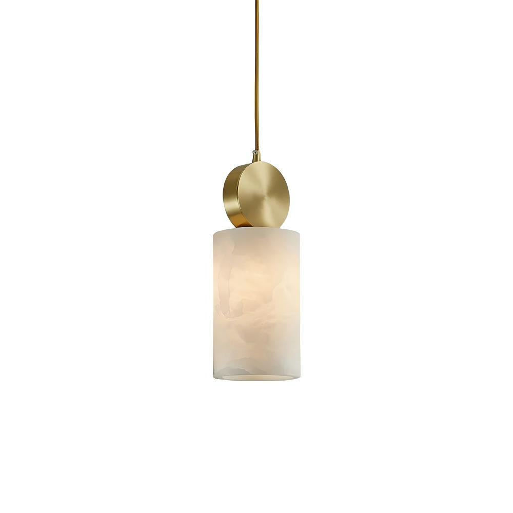 Jade Classical Vintage Alabaster Pendant Light Dining Room Bedroom