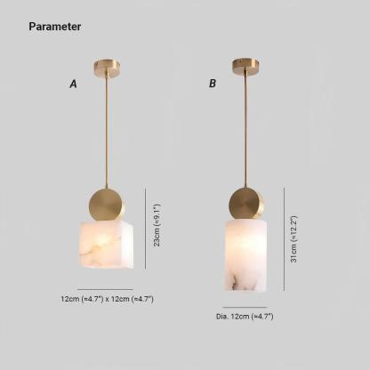 Jade Classical Vintage Alabaster Pendant Light Dining Room Bedroom