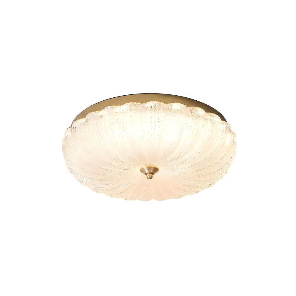 Marilyn Timeless Round Metal Glass Ceiling Light Bedroom Living Room