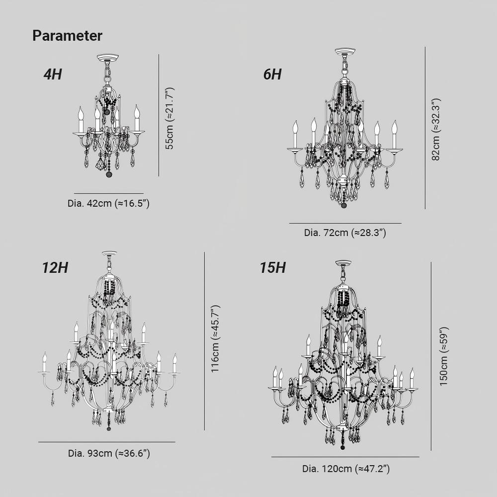 Marilyn Gorgeous Special Crystal Metal Chandelier Dining Room Living Room