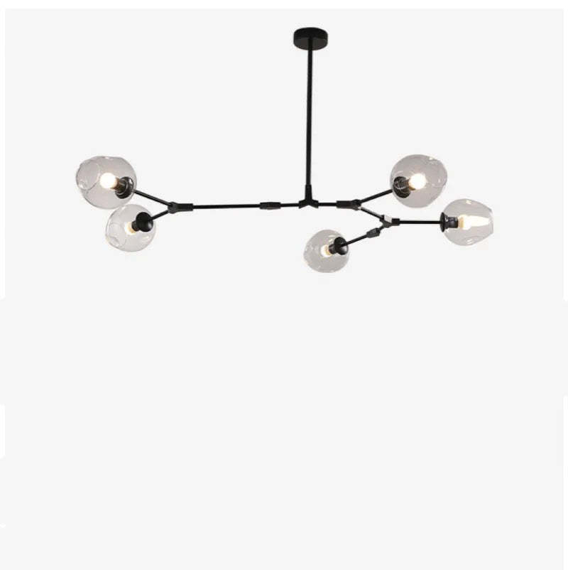 Valentina Nordic Modern Glass Pendant Light Clear Bubble