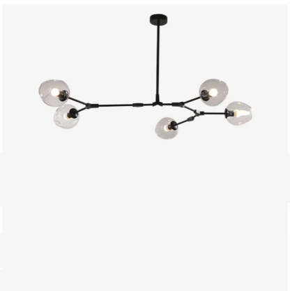 Valentina Nordic Modern Glass Pendant Light Clear Bubble