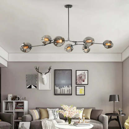 Valentina Nordic Modern Glass Pendant Light Clear Bubble