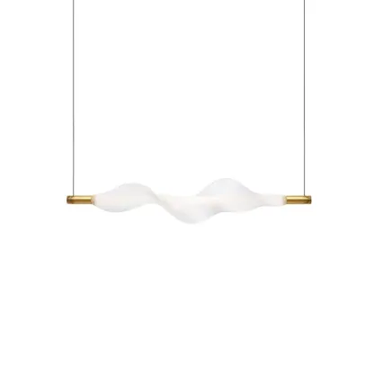 Edge Modern Unusual Fiber Pendant Light Shades Living Dining Room