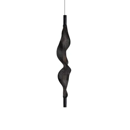 Edge Modern Unusual Fiber Pendant Light Shades Living Dining Room