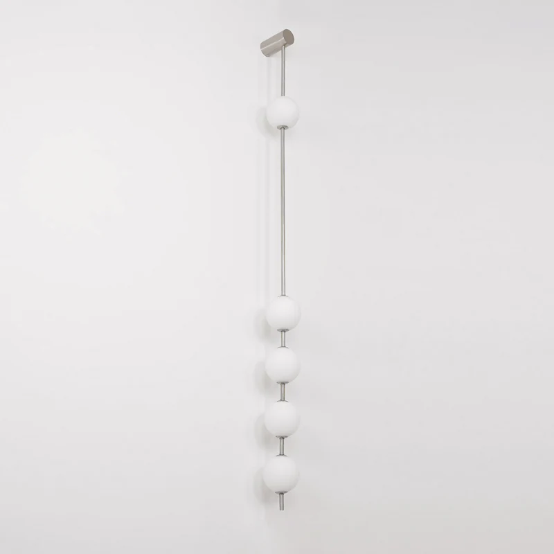 Edge Minimalism Metal Glass Wall Lamp Bedroom Living Room