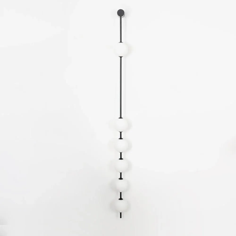 Edge Minimalism Metal Glass Wall Lamp Bedroom Living Room