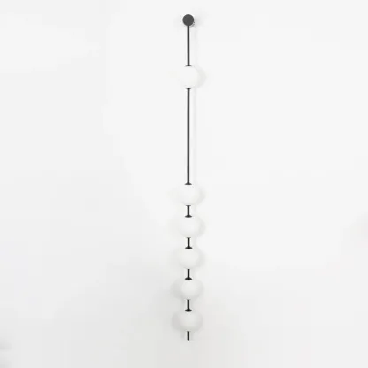 Edge Minimalism Metal Glass Wall Lamp Bedroom Living Room