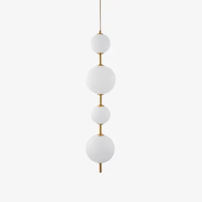 Edge Minimalism Brass Black Metal Glass Pendant Light Bedroom Living Room