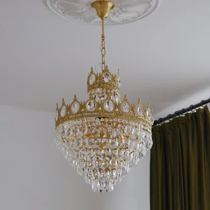Marilyn Vintage Crystal Luxurious Elegant Chandelier Living Room
