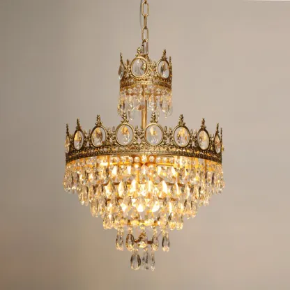 Marilyn Vintage Crystal Luxurious Elegant Chandelier Living Room
