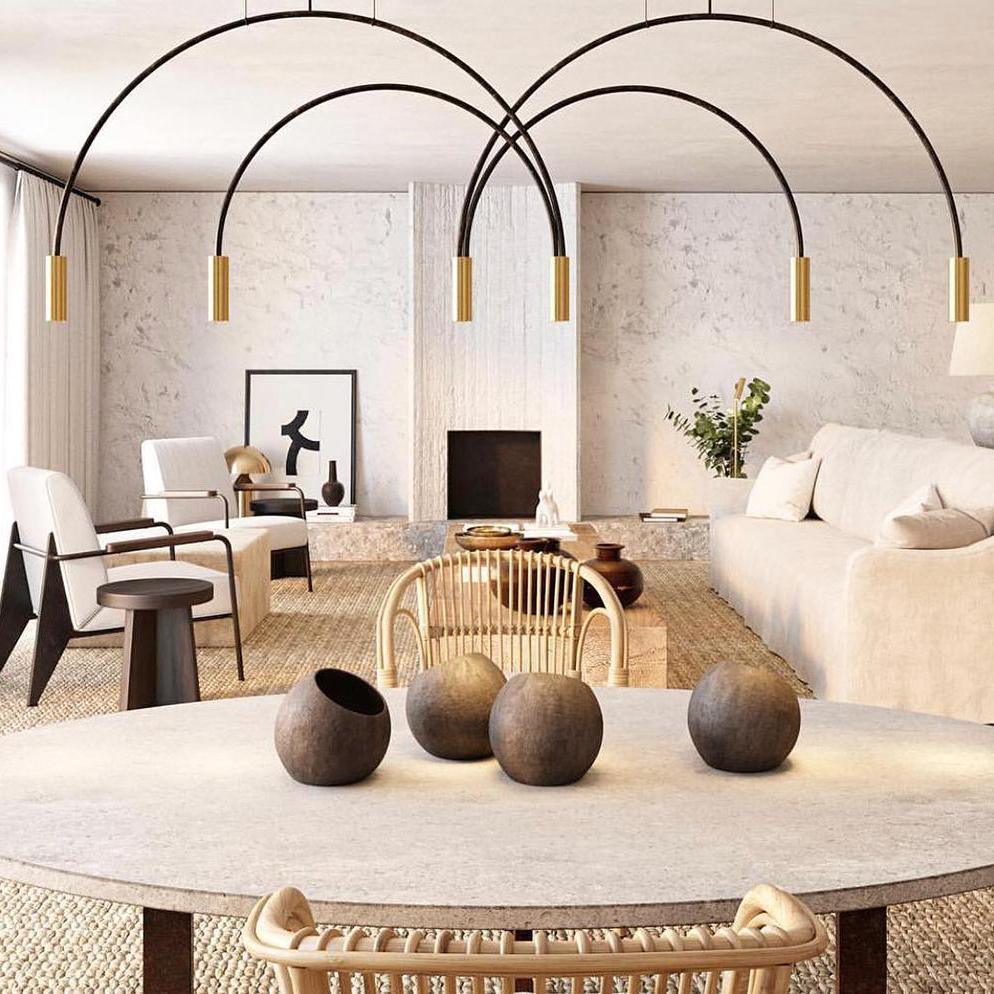 Valentina Modern Minimalism Metal Pendant Light Living Room Dining Room