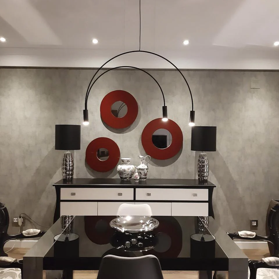 Valentina Modern Minimalism Metal Pendant Light Living Room Dining Room