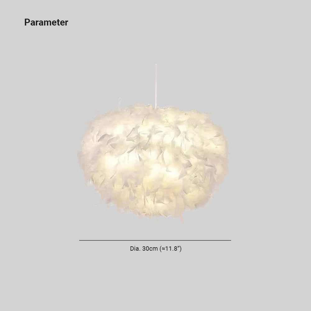 O'Moore Nordic Art Deco Feather Pendant Light