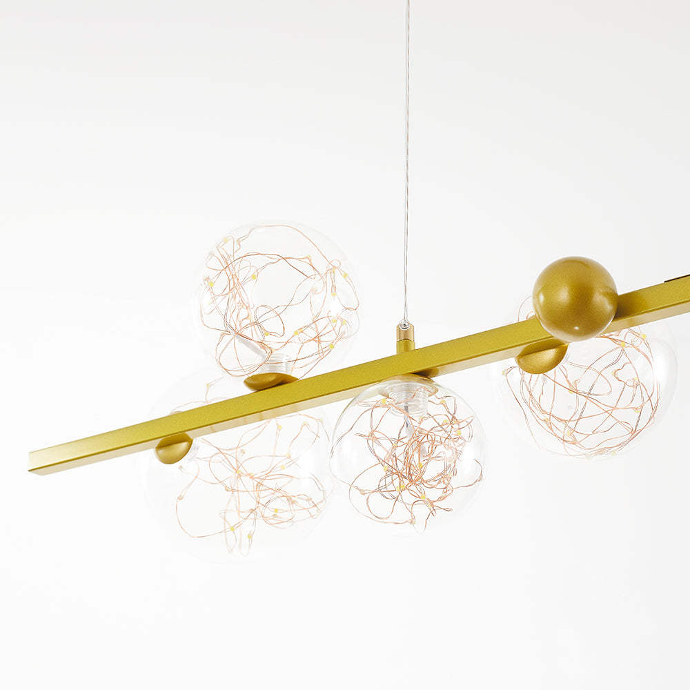 Valentina Art Deco  Luminous Sphere Cluster Glass  Pendant Light