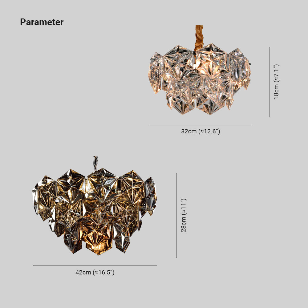 Marilyn Luxury Crystal Pendant Light for Living Room