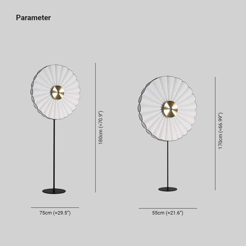 Chan Flower Floor Lamp Dimensions