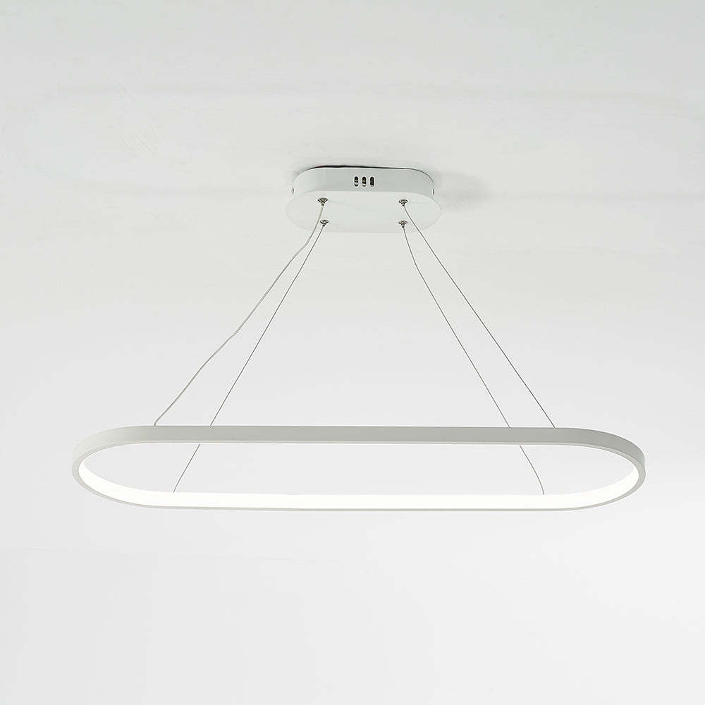 Edge Minimalist Oval Interior Hanging Pendant Light
