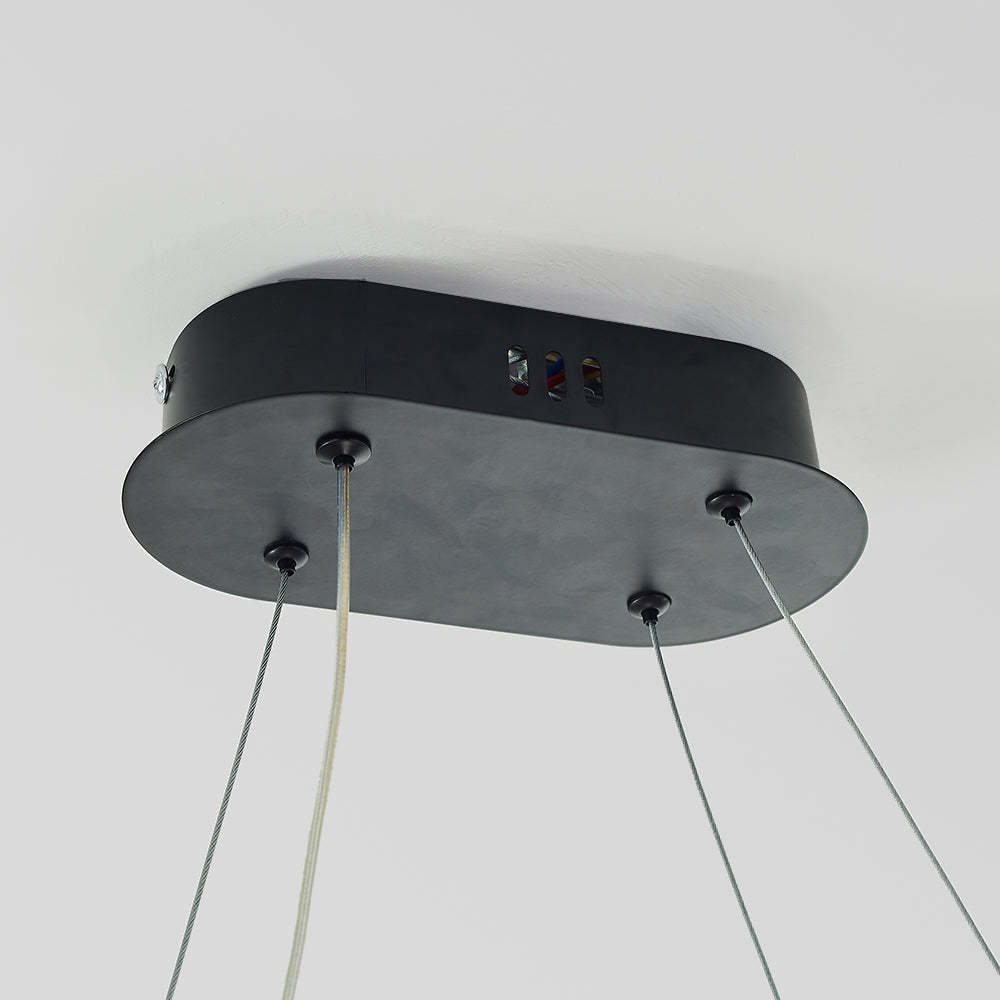 Edge Minimalist Oval Interior Hanging Pendant Light