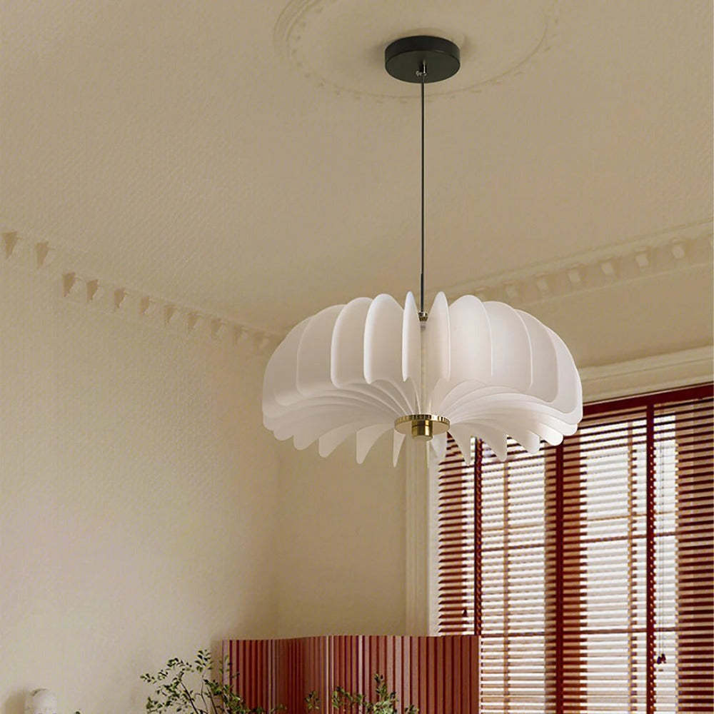 Hailie Modern Pumpkin LED Pendant Light Acrylic Living Room