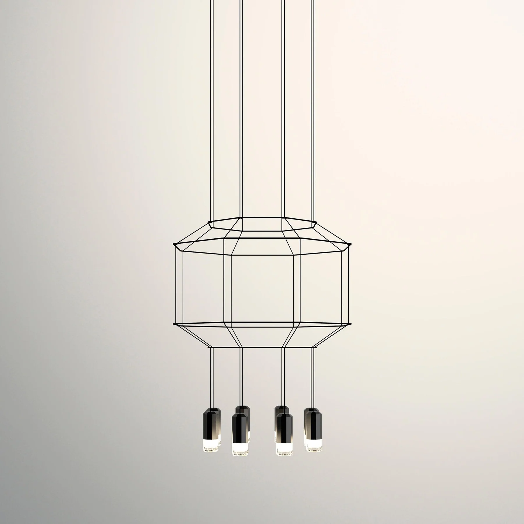 Orr Geometric Style Metal Acrylic Pendant Light Living Room Dining Room
