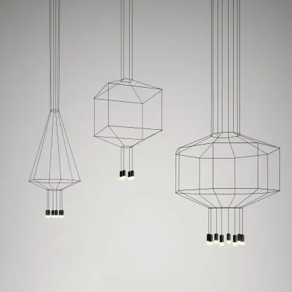 Orr Geometric Style Metal Acrylic Pendant Light Living Room Dining Room