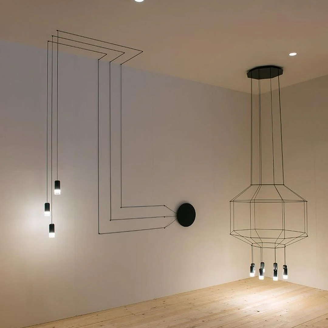 Orr Geometric Style Metal Acrylic Pendant Light Living Room Dining Room