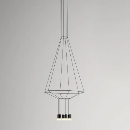 Orr Geometric Style Metal Acrylic Pendant Light Living Room Dining Room