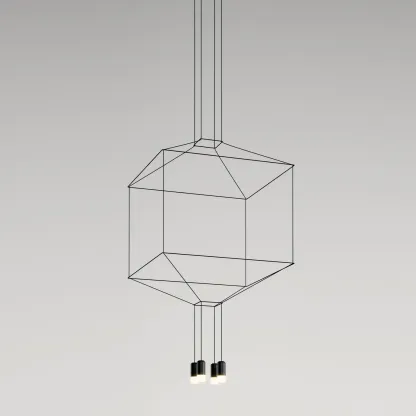 Orr Geometric Style Metal Acrylic Pendant Light Living Room Dining Room