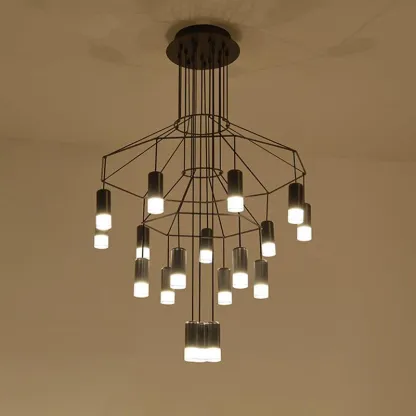 Marilyn Modern Luxury Lines Chandelier Living Room