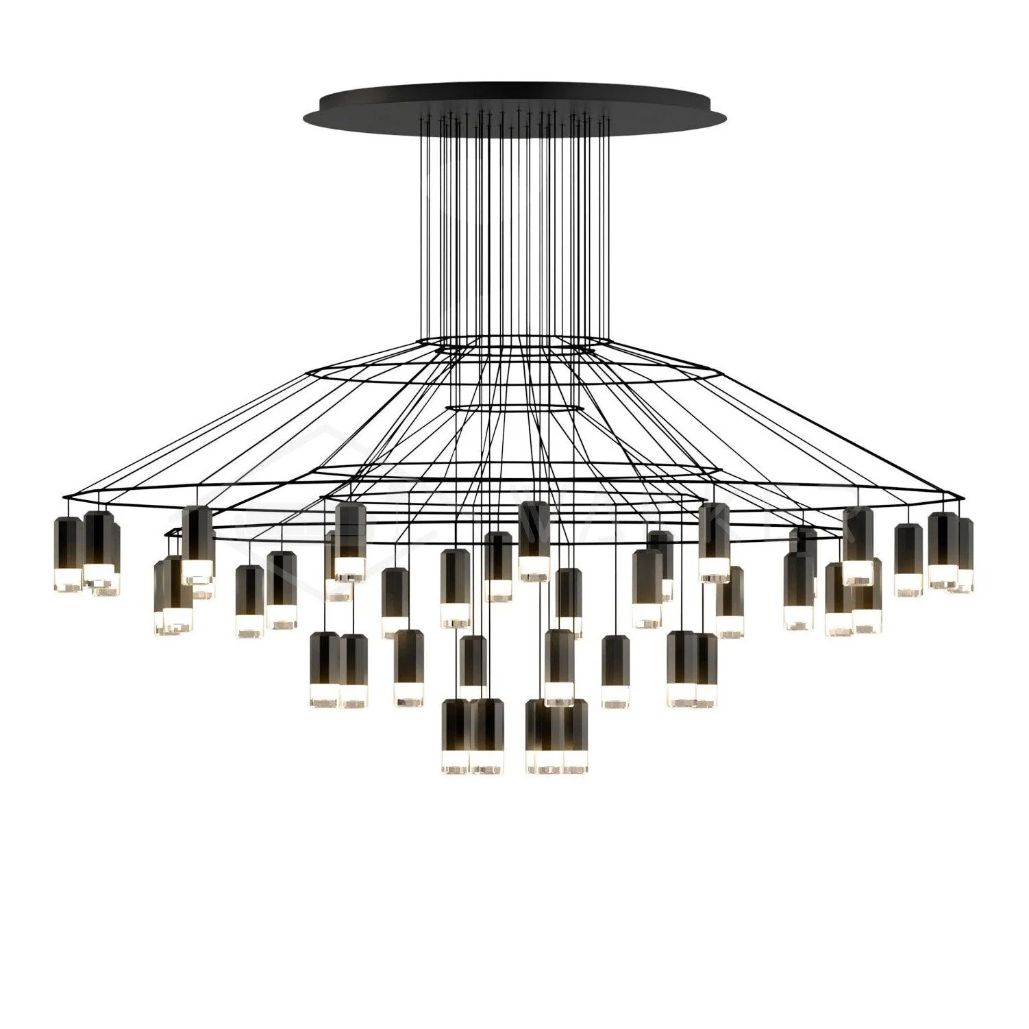 Marilyn Artistic Luxury Lines Chandelier Living Room