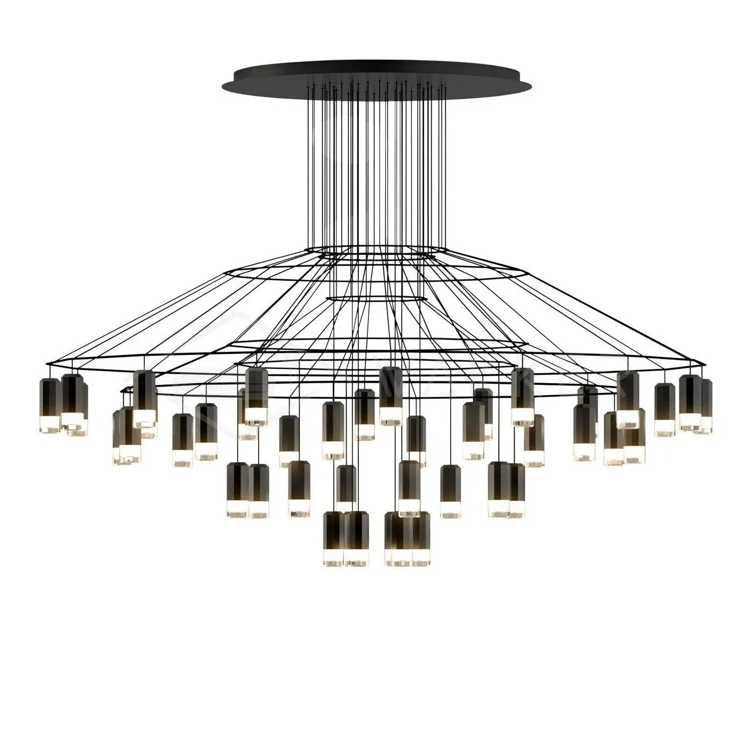 Marilyn Artistic Luxury Lines Chandelier Living Room